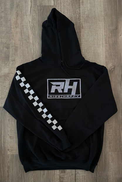 Ride Happy Checkered hoodie
