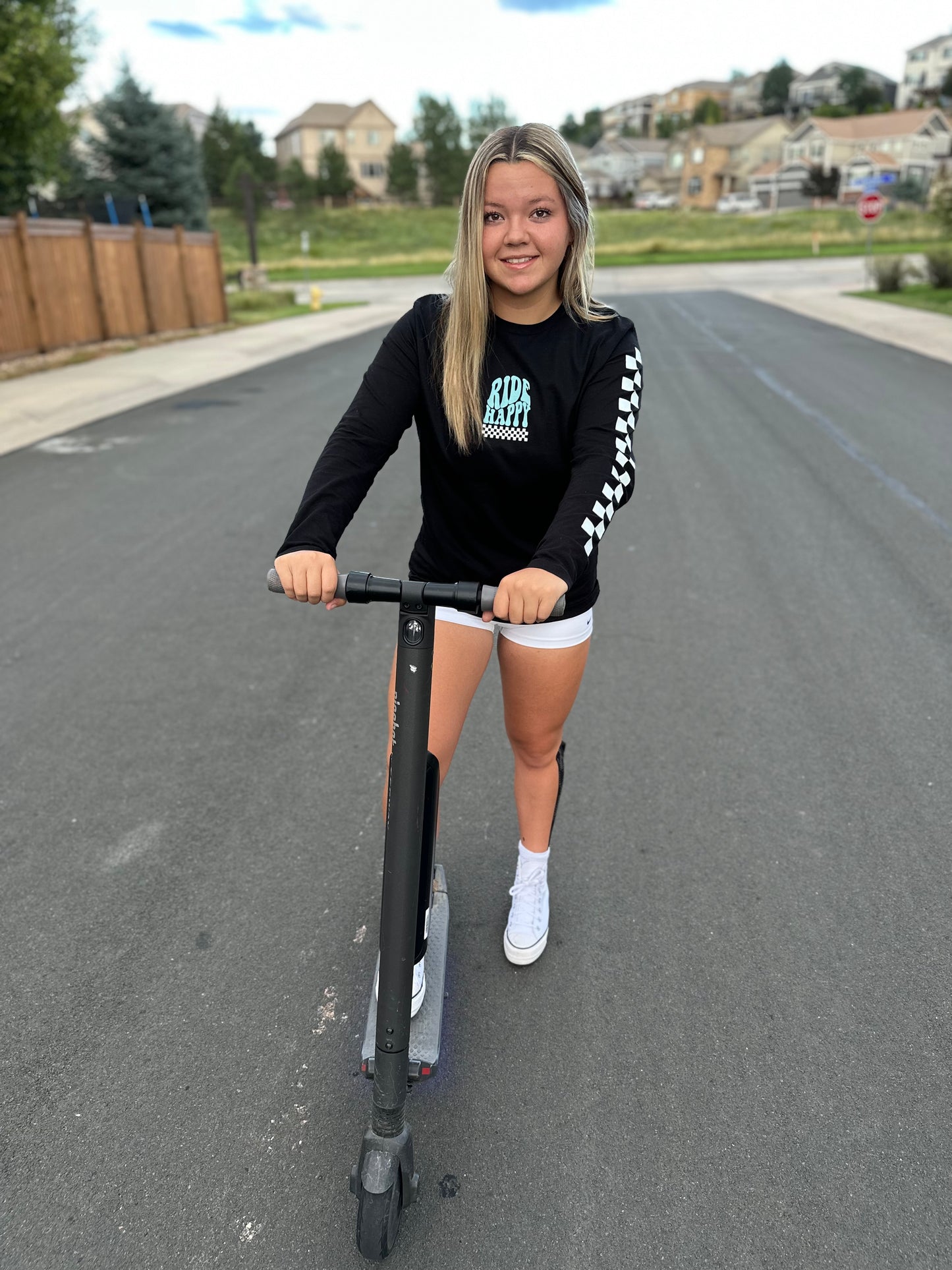 Ride Happy Groovy long sleeve shirt