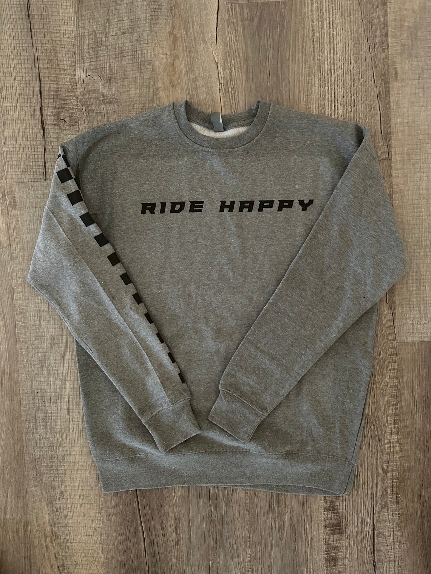 Ride Happy Crew sweatshirt